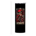 Black 20oz Freddy Stainless Steel Tumbler with Straw