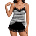 Halloween Cami Lace Pajama Set