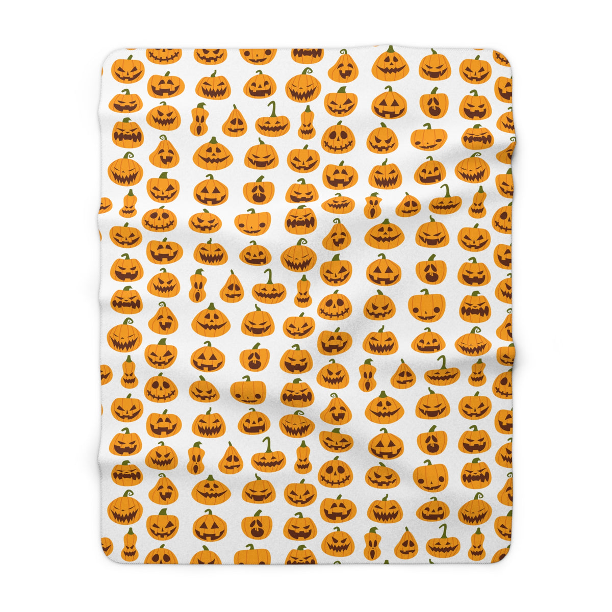 Pumpkin Sherpa Blanket