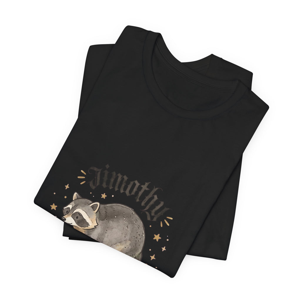 Compact Raccoon Illustration Tee | Seattle mascot, quirky wildlife