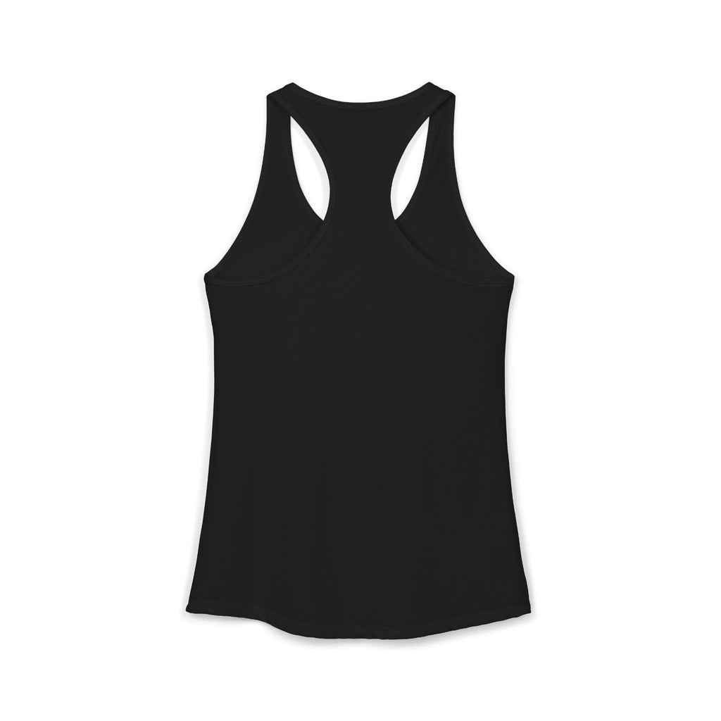 Thick Thighs Spooky Vibes Racerback Tank