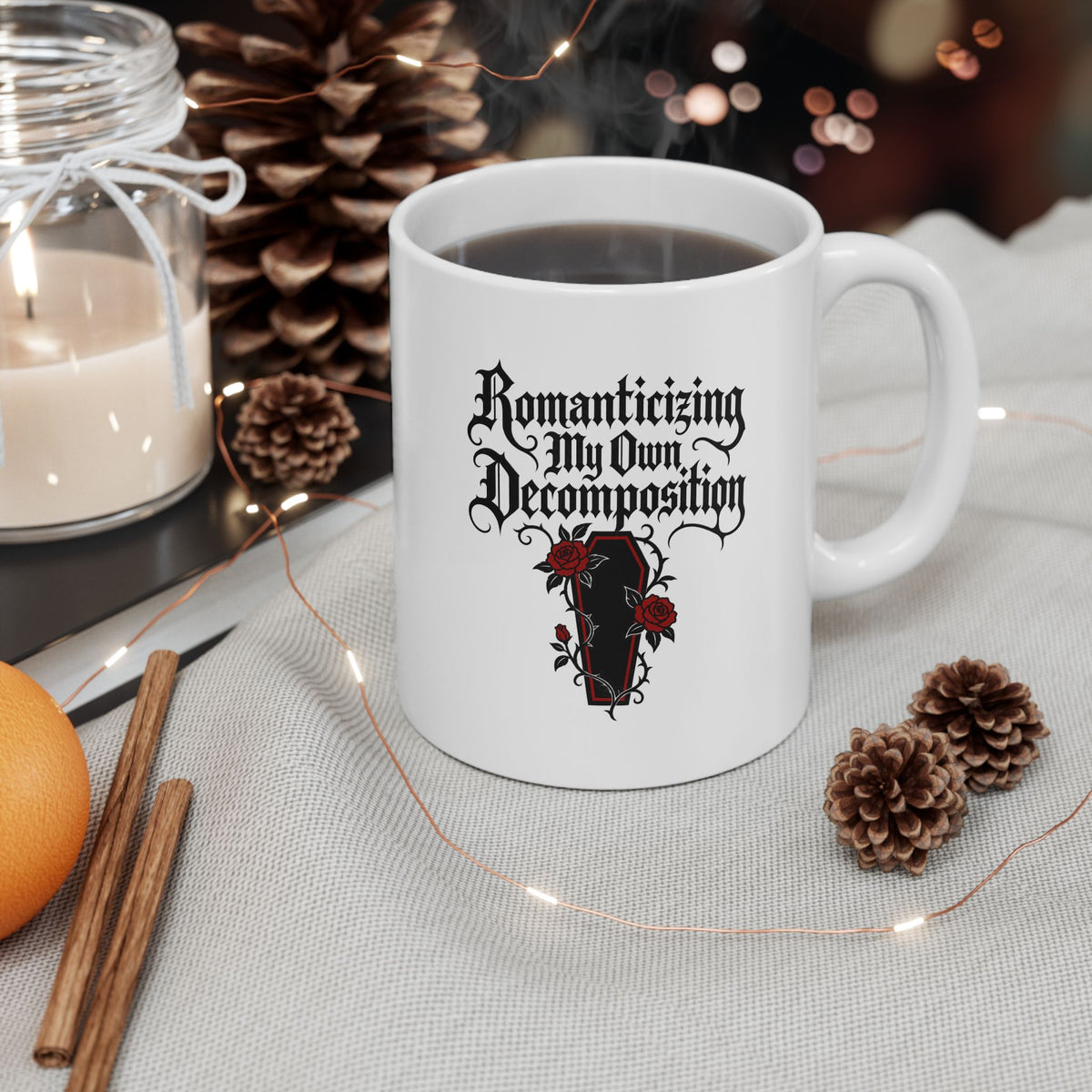 Romanticizing Decomposition Ceramic Mug