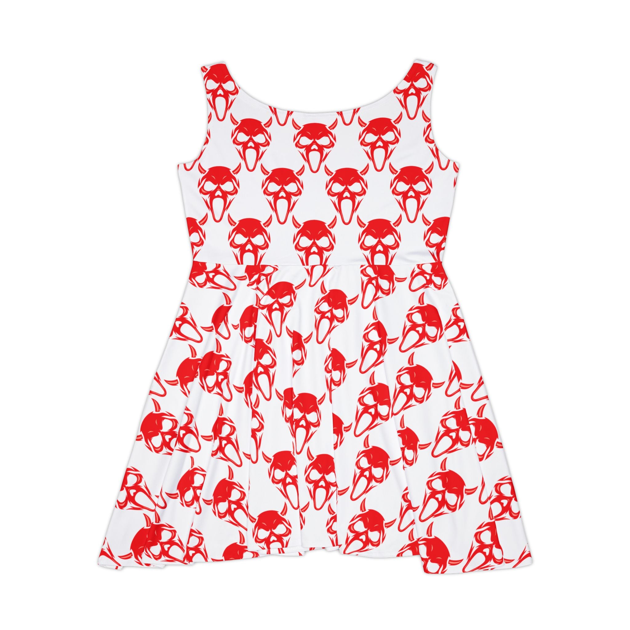 Red skull Skater Dress