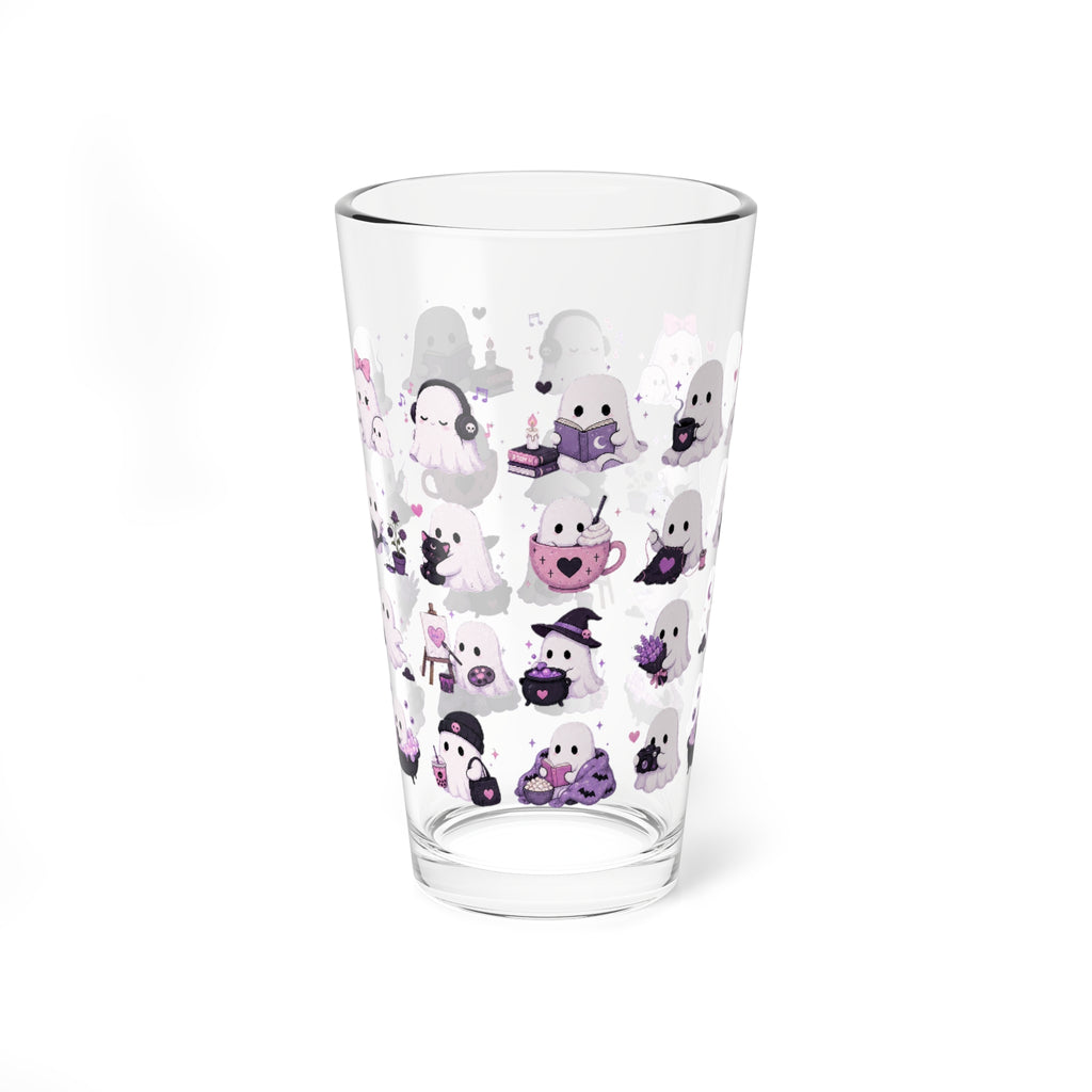 Pastel Ghostie 16oz  Glass