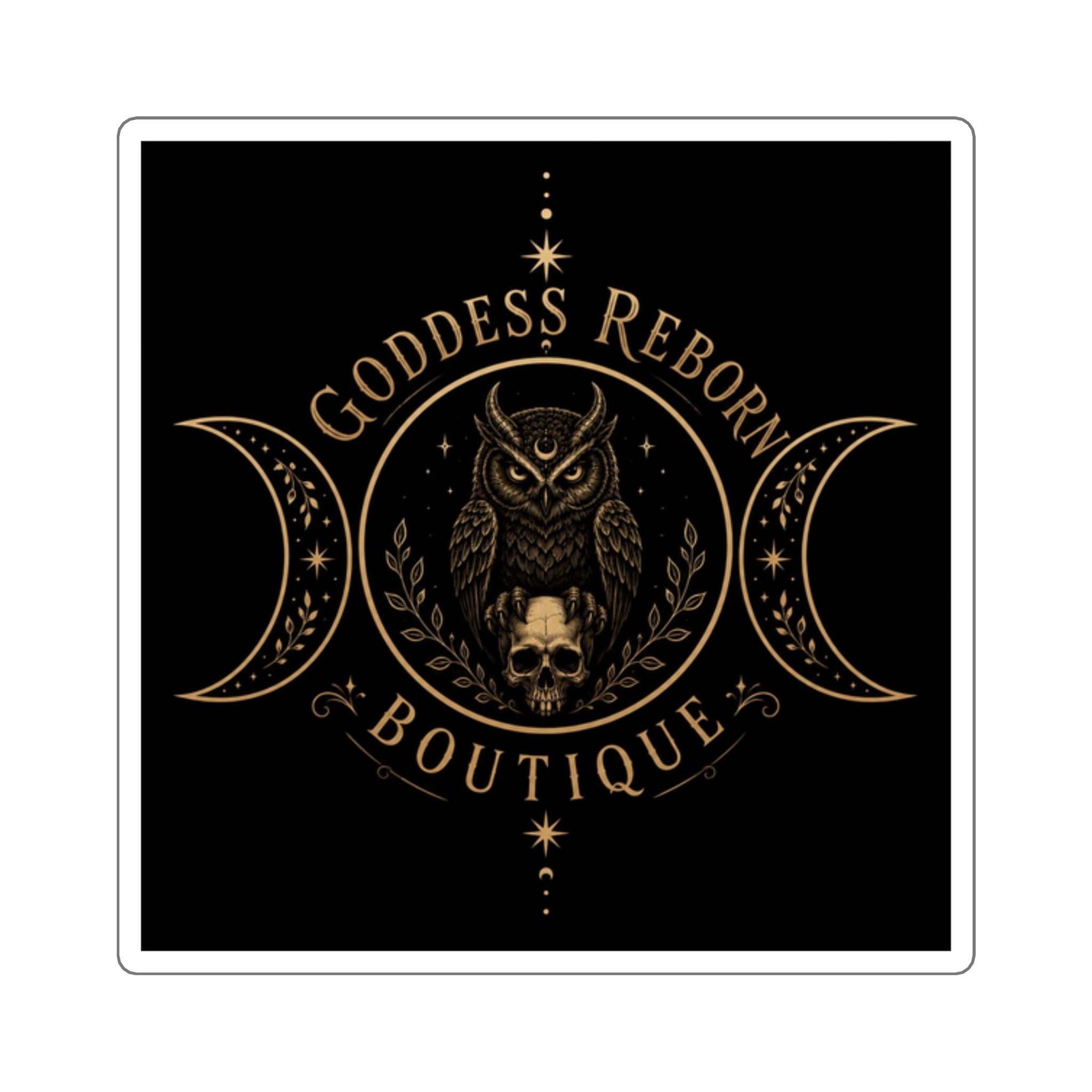 Goddess Reborn Boutique Square Sticker
