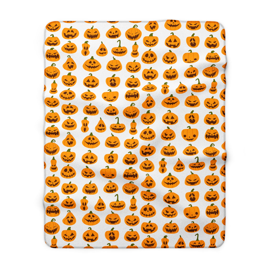 Pumpkin Sherpa Blanket