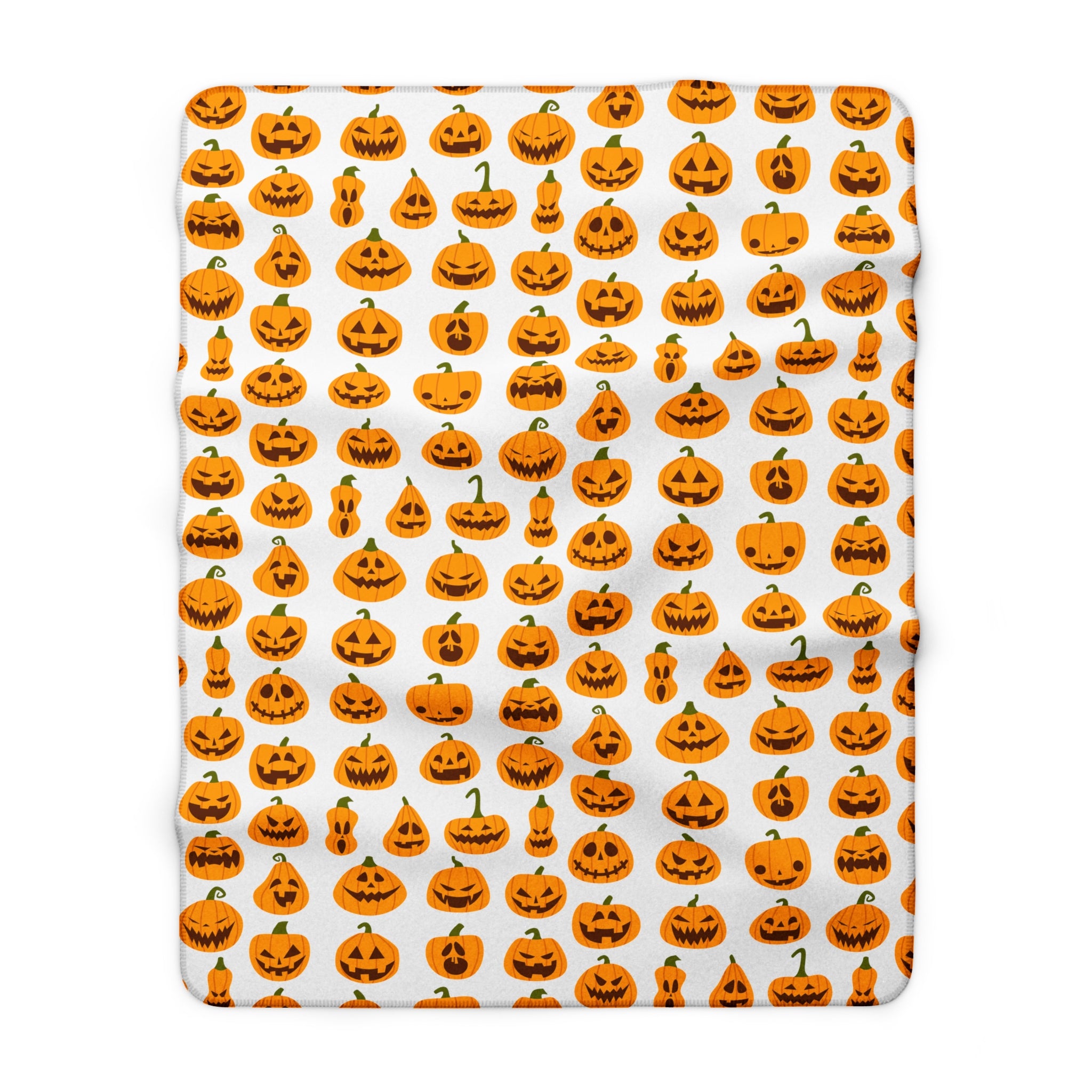 Pumpkin Sherpa Blanket