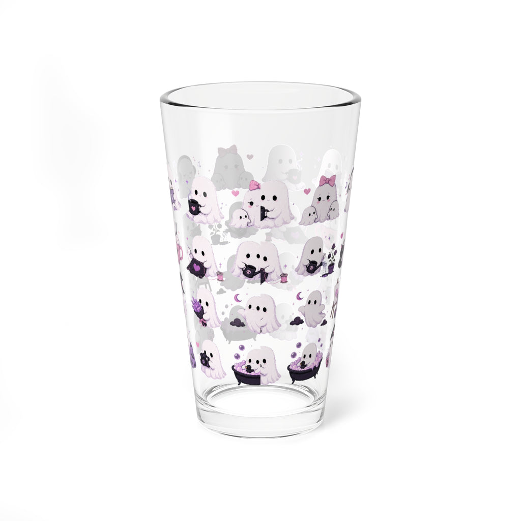 Pastel Ghostie 16oz  Glass