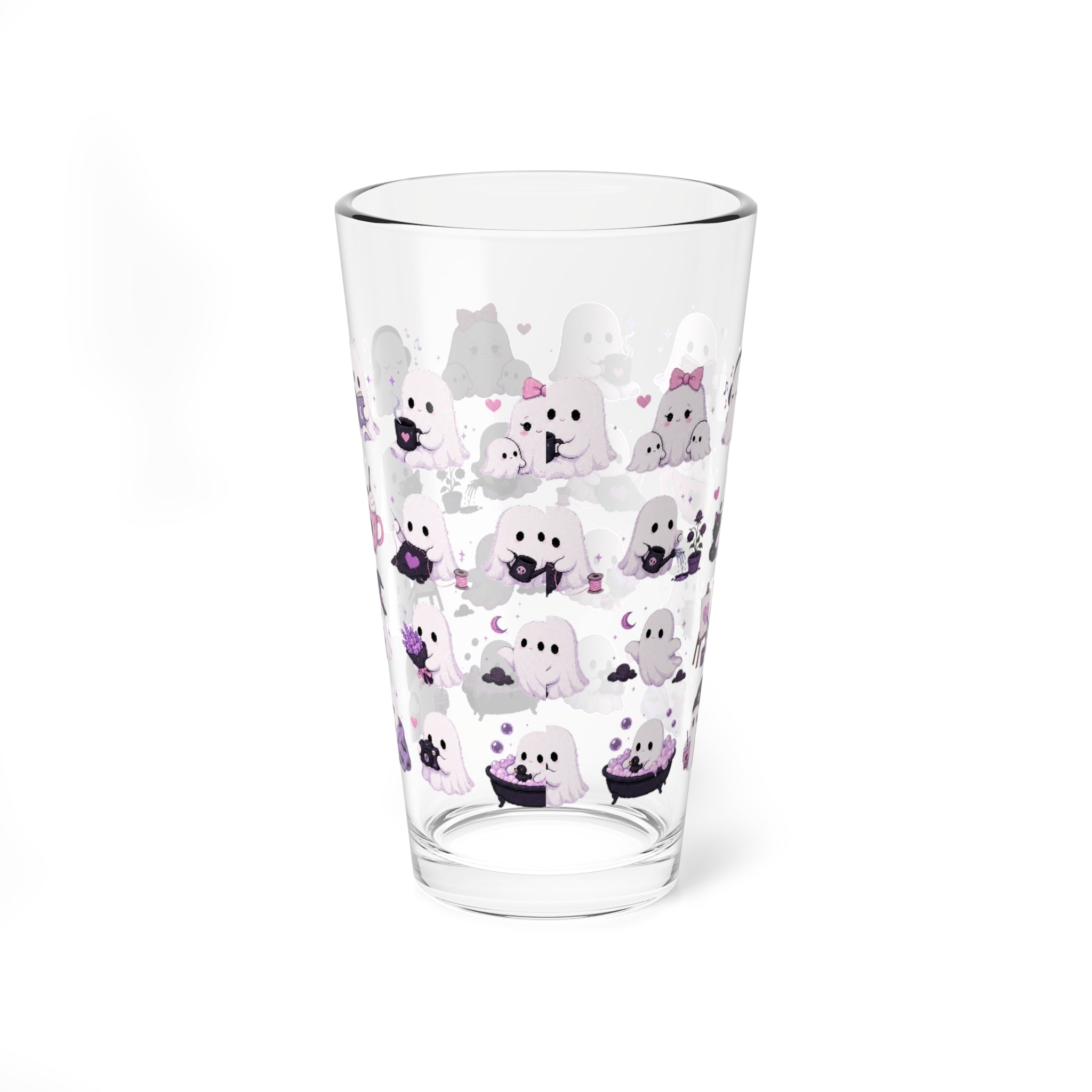 Pastel Ghostie 16oz  Glass