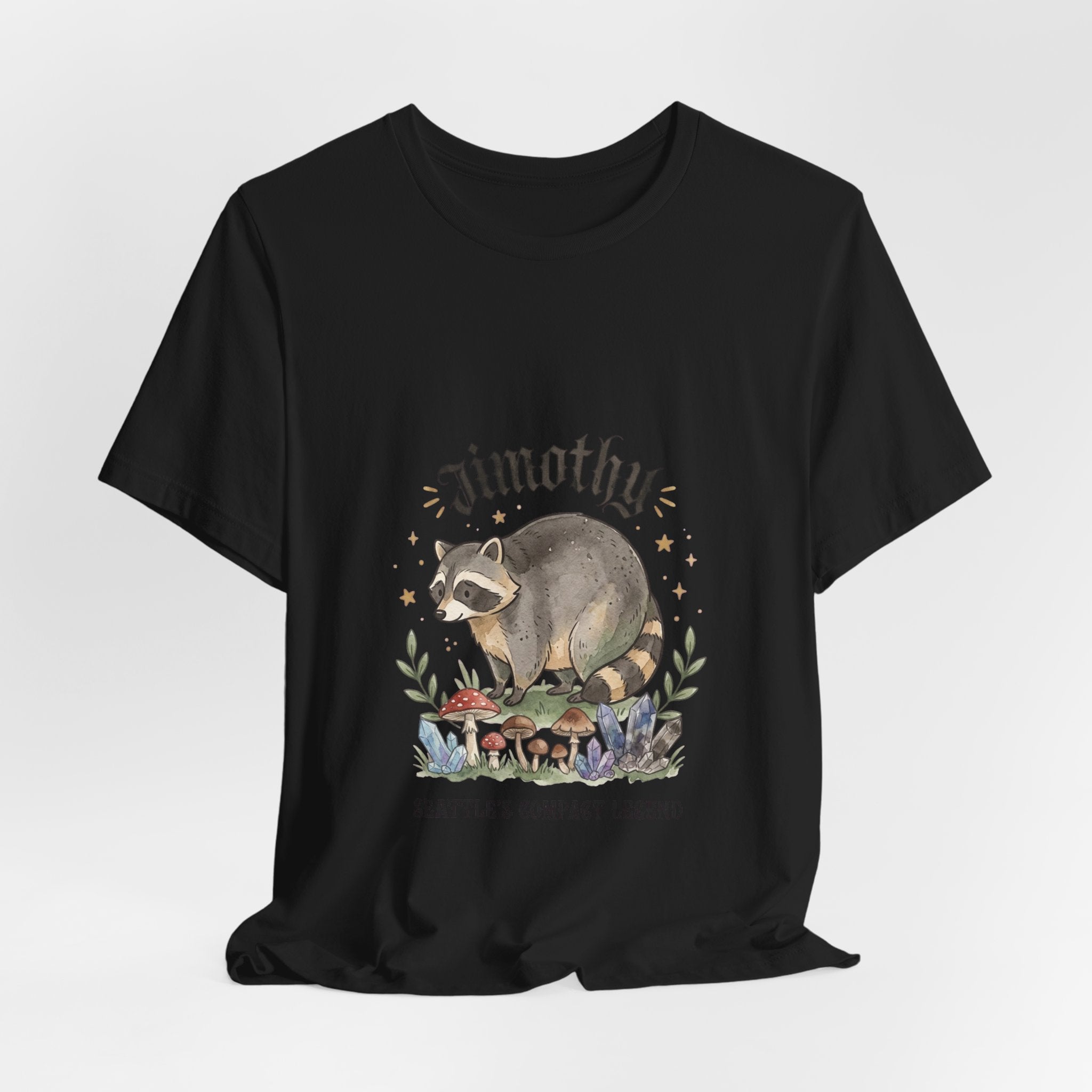 Compact Raccoon Illustration Tee | Seattle mascot, quirky wildlife