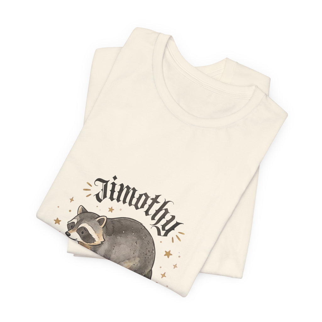 Compact Raccoon Illustration Tee | Seattle mascot, quirky wildlife