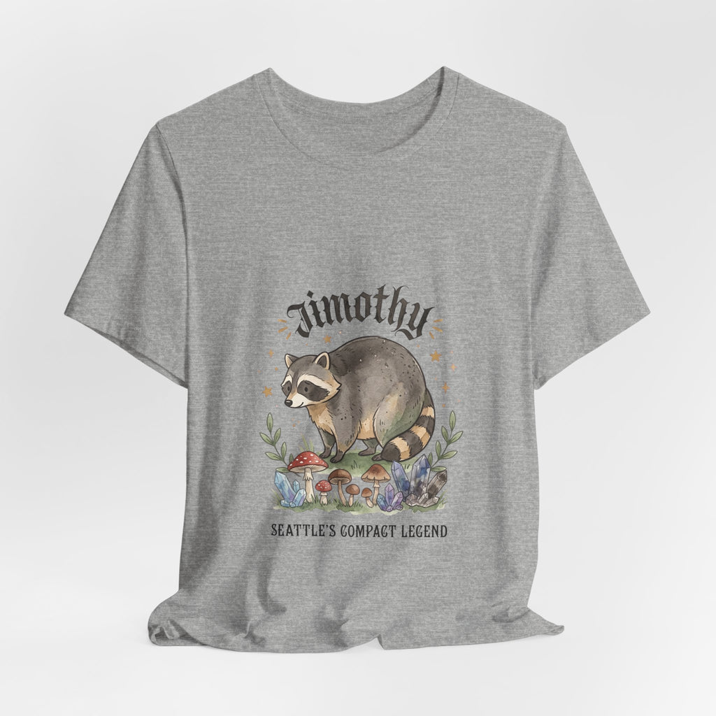 Compact Raccoon Illustration Tee | Seattle mascot, quirky wildlife