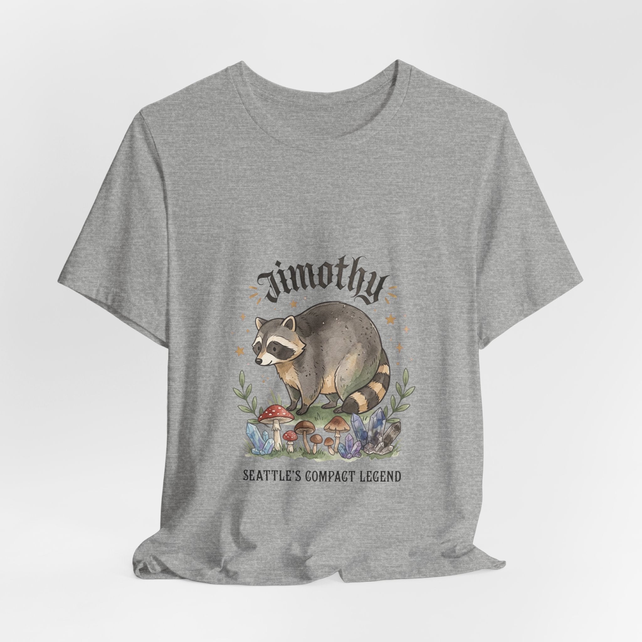 Compact Raccoon Illustration Tee | Seattle mascot, quirky wildlife