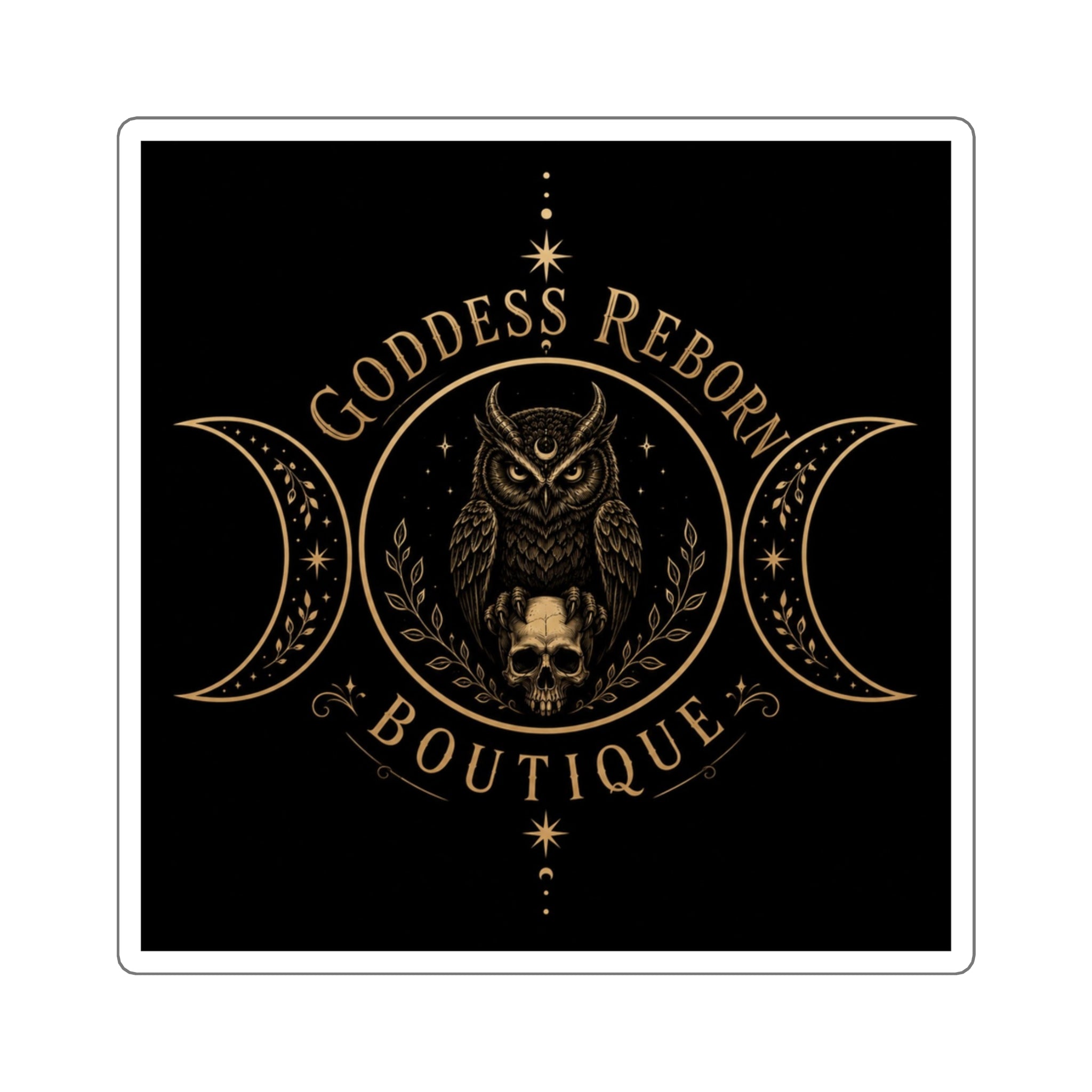 Goddess Reborn Boutique Square Sticker