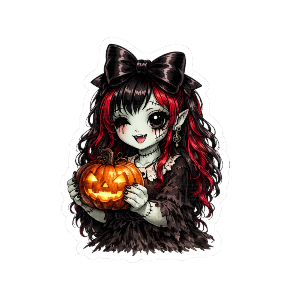 Pumpkin Ghoulie Sticker