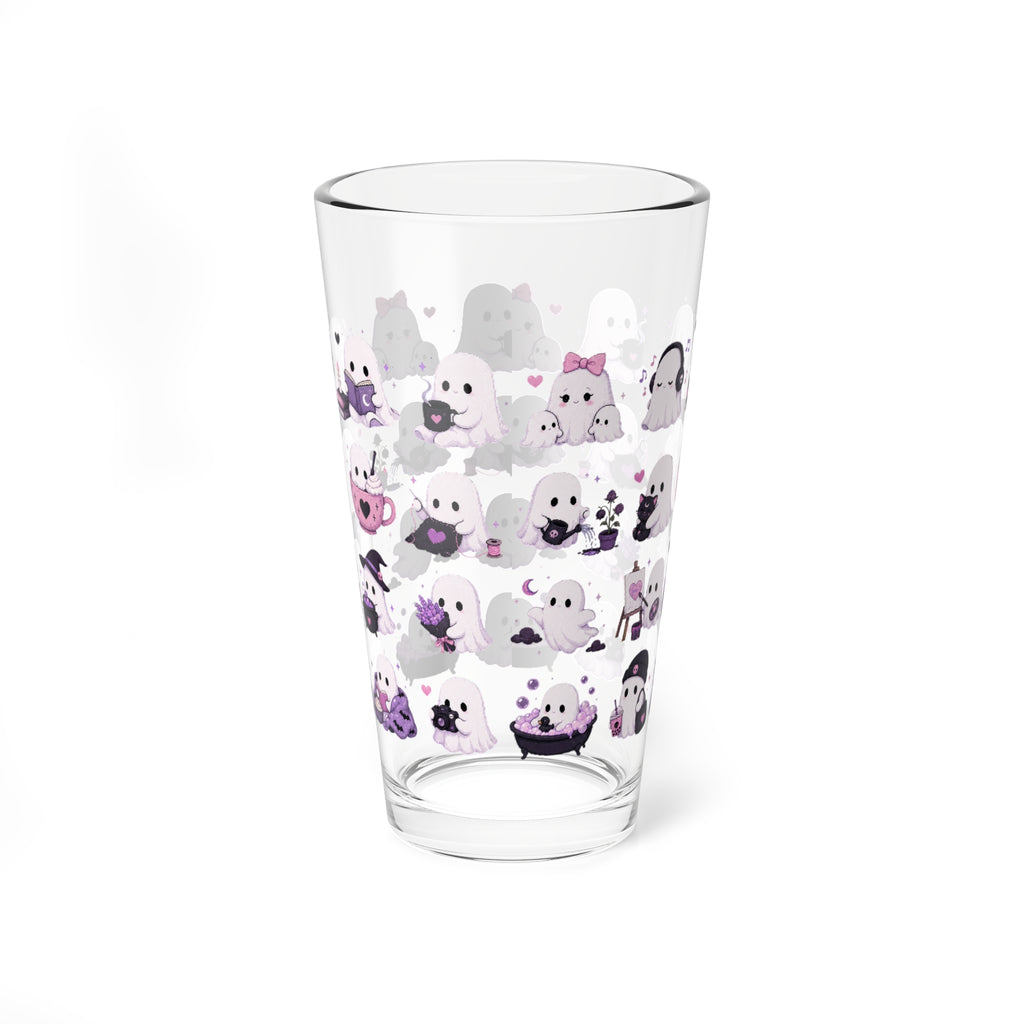 Pastel Ghostie 16oz  Glass
