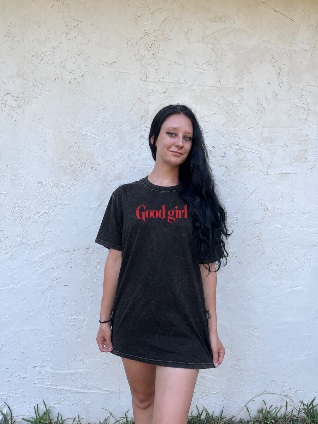 Snow Washed Good Girl T-Shirt