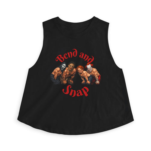 Bend and Snap Horror Crop Top