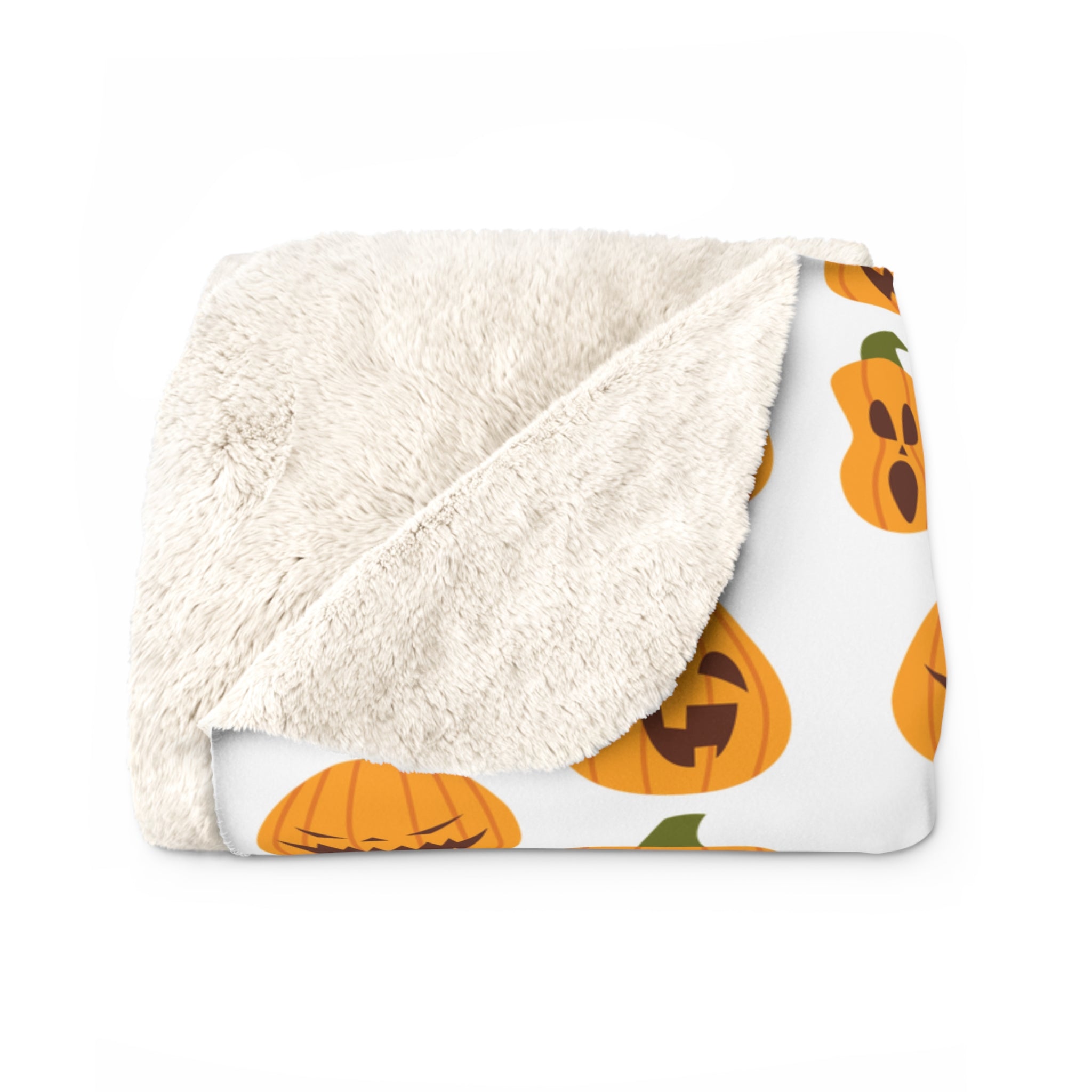 Pumpkin Sherpa Blanket