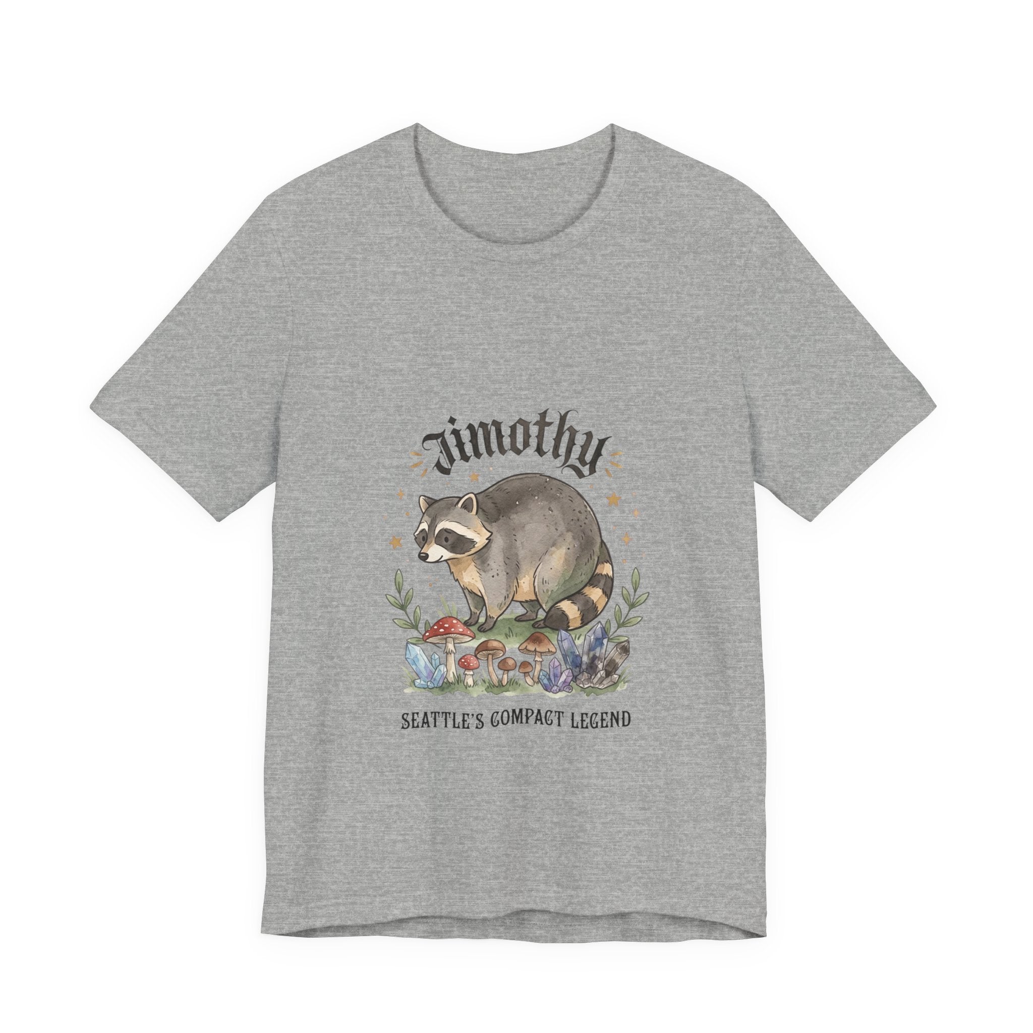 Compact Raccoon Illustration Tee | Seattle mascot, quirky wildlife