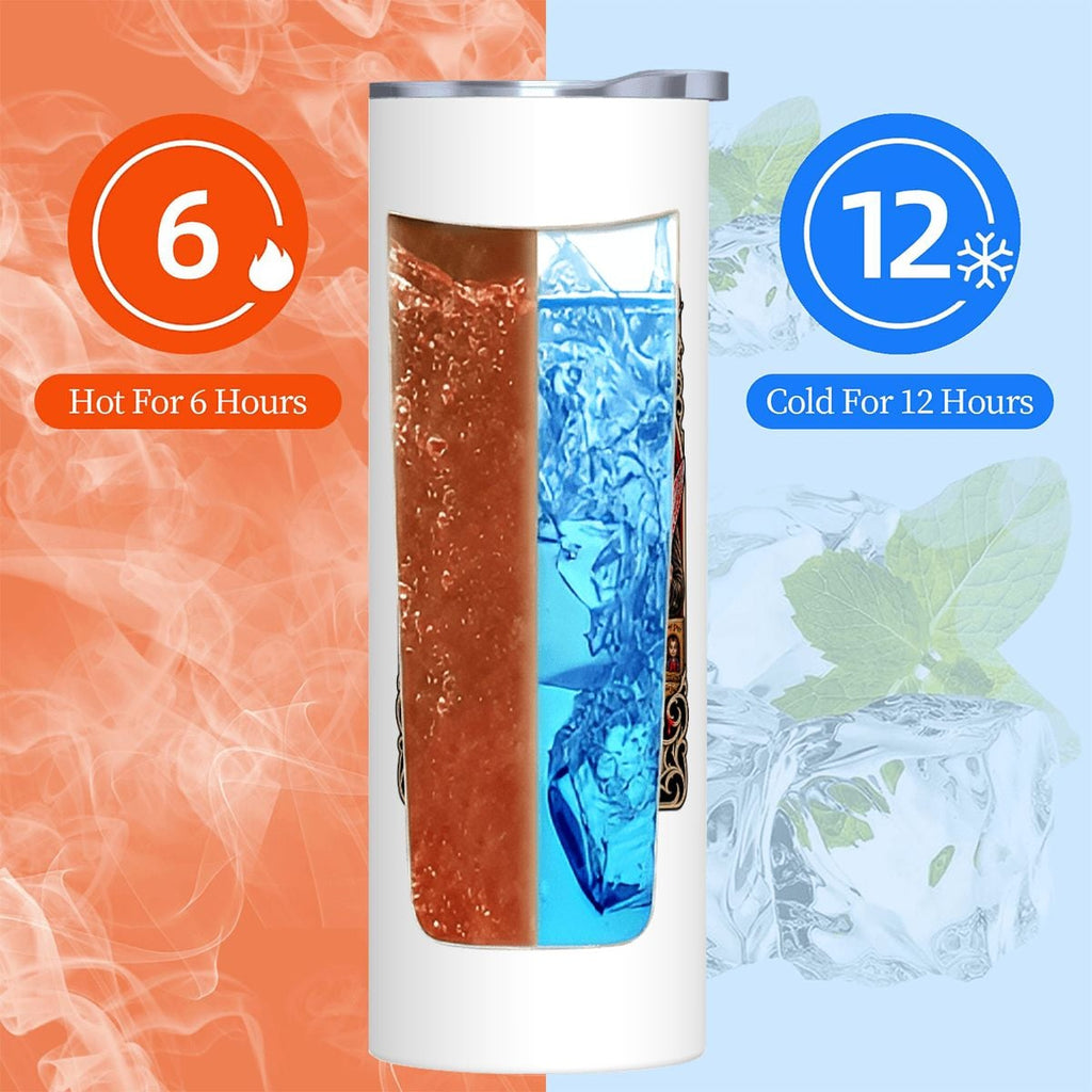20oz Chucky Stainless Steel Tumbler with Straw