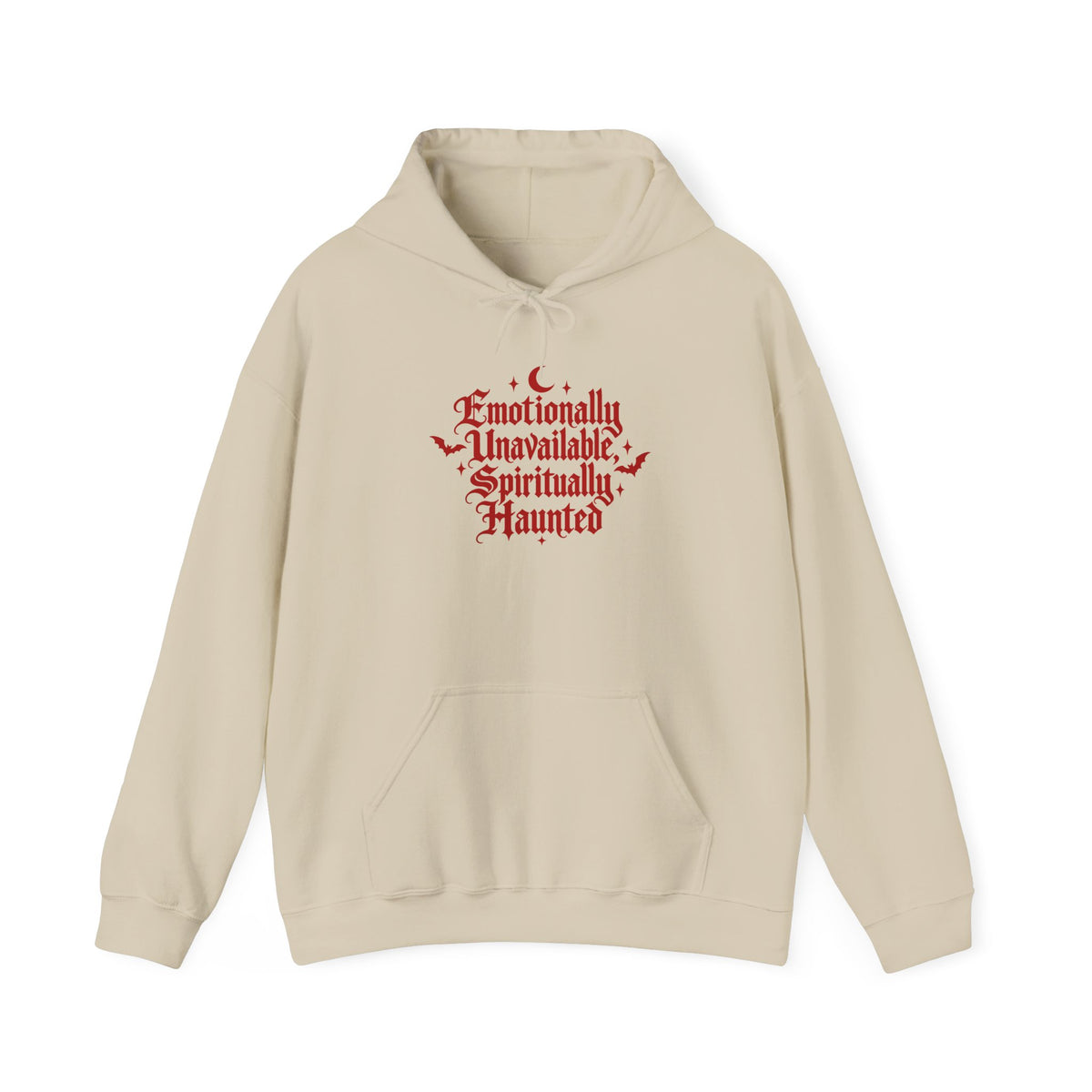 Emotionally Unavailable  Haunted Hoodie