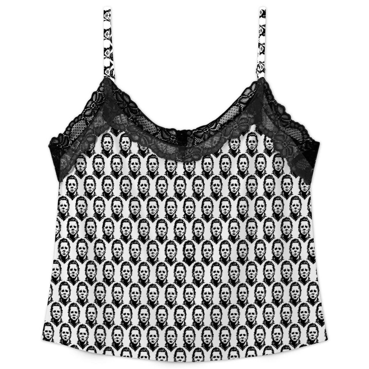 Halloween Cami Lace Pajama Set