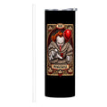 Black 20oz Pennywise Stainless Steel Tumbler with Straw