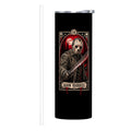 Black 20oz Jason Stainless Steel Tumbler with Straw