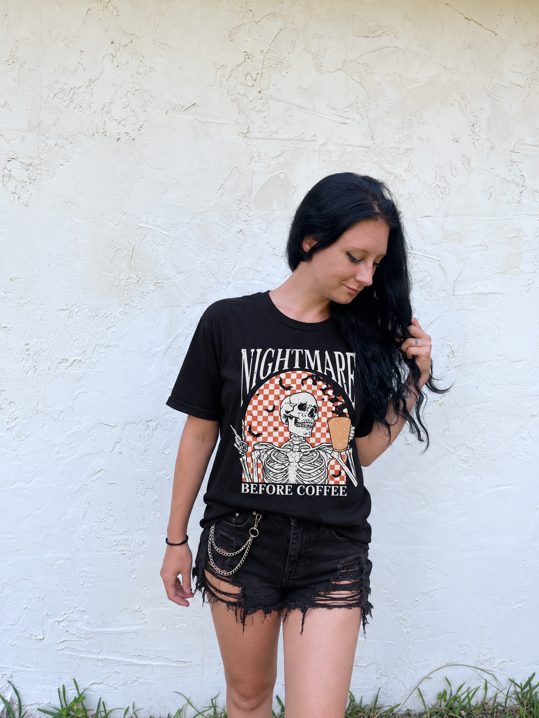 Graphic Round Neck Short Sleeve T-Shirt